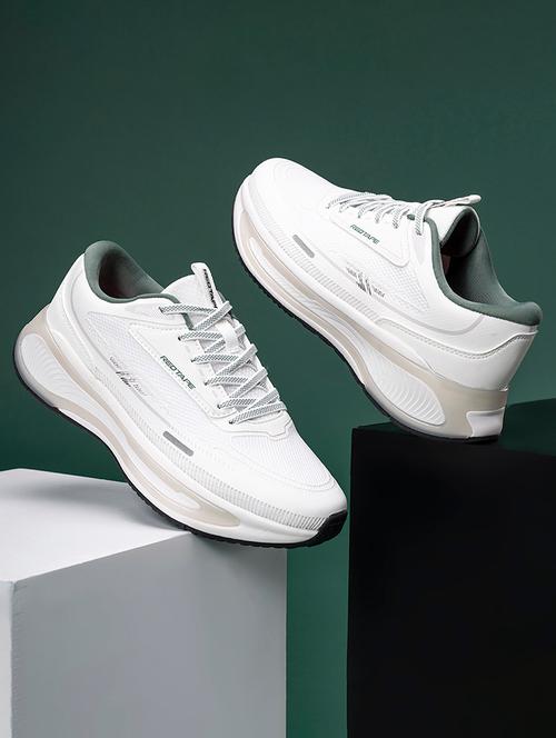 women white lace-up sports shoe - 21918175 - Very Small Image - 1