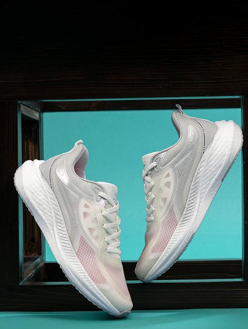 women white lace-up sports shoe - 21918193 - Very Small Image - 1