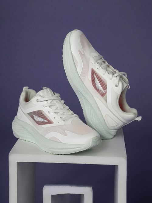 women white lace-up sports shoe - 21918197 - Very Small Image - 1