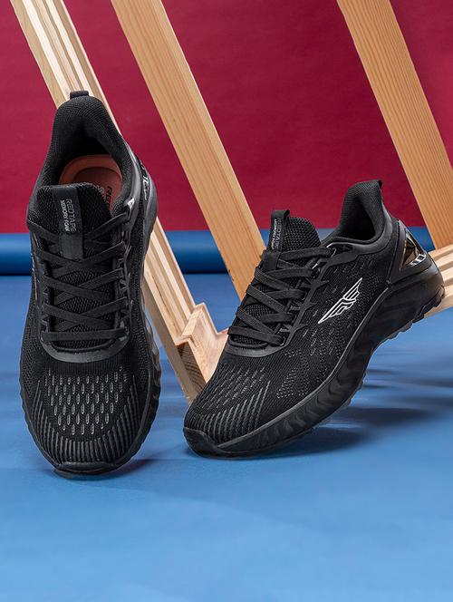 women black lace-up sports shoe - 21918296 - Very Small Image - 1
