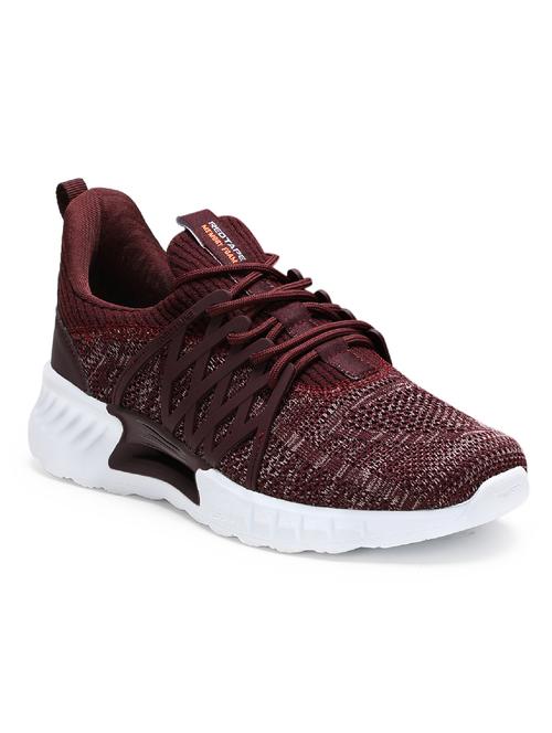 women maroon lace-up sports shoe - 21918317 - Very Small Image - 1