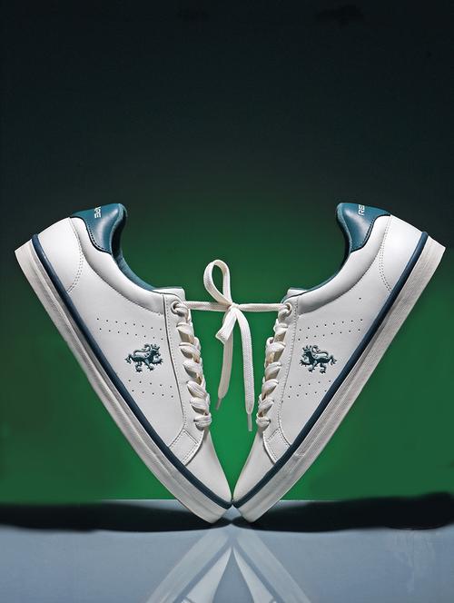 men white lace up sneaker - 21919298 - Very Small Image - 1