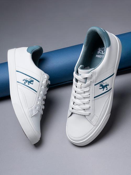 men white lace up sneaker - 21919309 - Very Small Image - 1