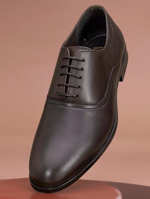 men brown lace-up oxford - 21919816 - Very Small Image - 1