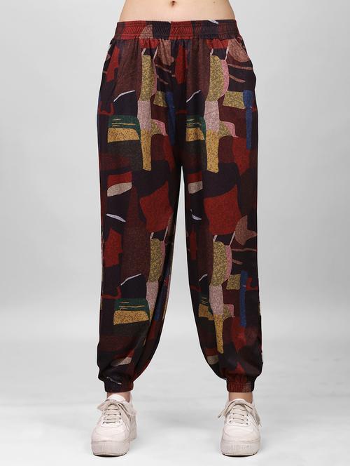 women printed relaxed fit jogger - 21920488 - Very Small Image - 1