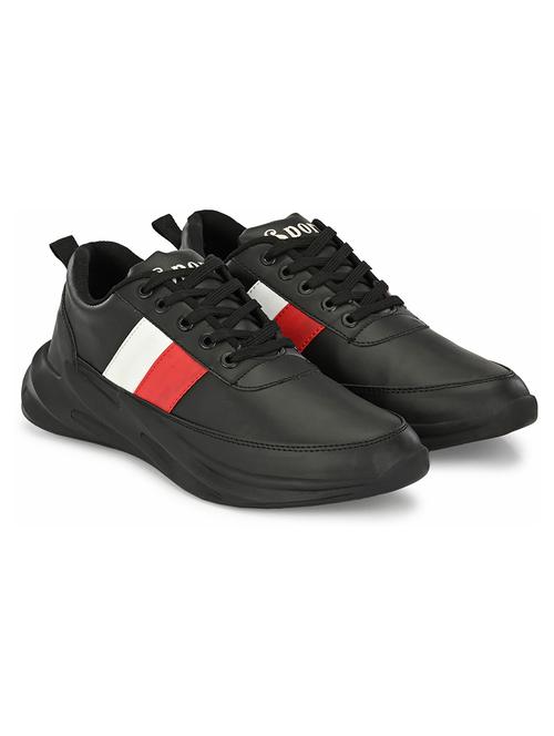 men black solid lace up shoes - 21920935 - Very Small Image - 1