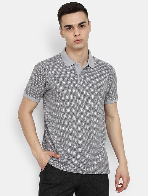 men printed short sleeves regular fit polo t-shirt - 21920963 - Very Small Image - 1