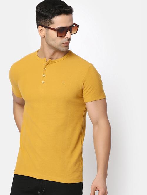 men solid short sleeves regular fit t-shirt - 21920964 - Very Small Image - 1