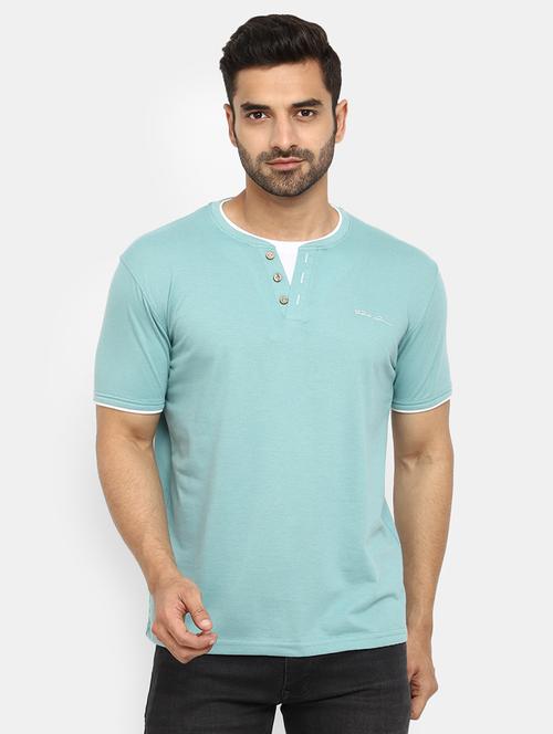 men solid short sleeves regular fit t-shirt - 21920965 - Very Small Image - 1