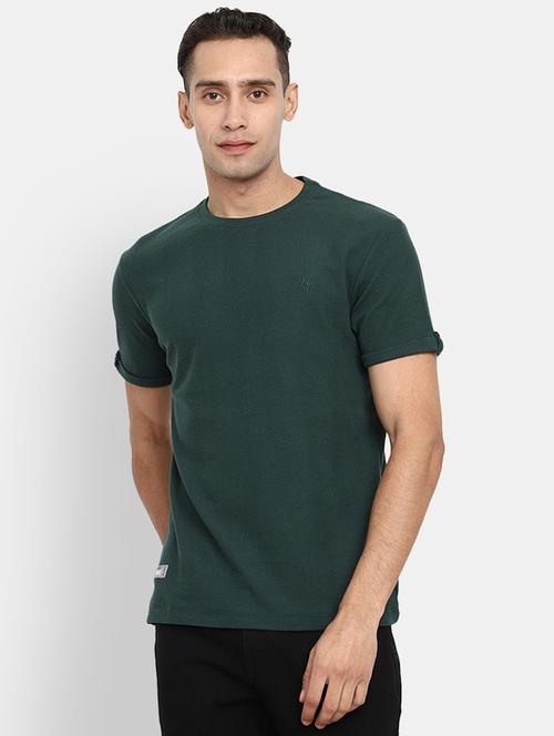 women solid short sleeves regular fit t-shirt - 21920992 - Very Small Image - 1