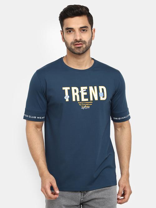 men chest print short sleeve regular fit t-shirt - 21920997 - Very Small Image - 1