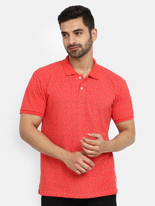 men printed short sleeves regular fit polo t-shirt - 21921005 - Very Small Image - 1