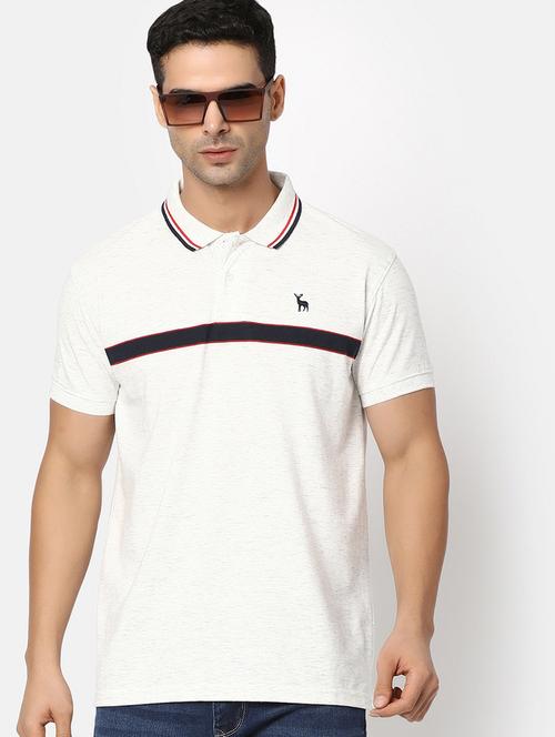 men striped short sleeves regular fit polo t-shirt - 21921015 - Very Small Image - 1
