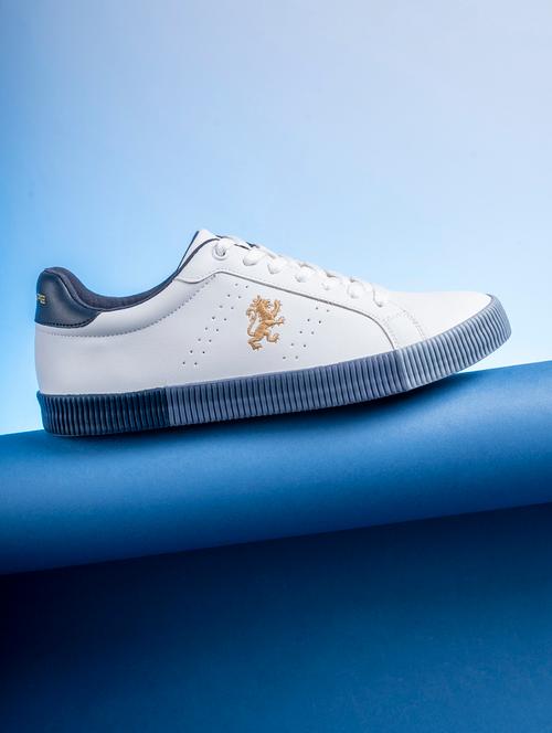 men white lace up sneaker - 21922426 - Very Small Image - 1