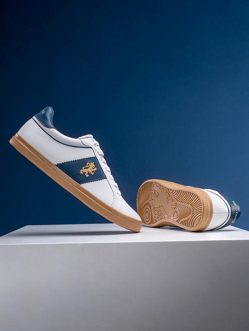 men white lace up sneaker - 21922599 - Very Small Image - 1