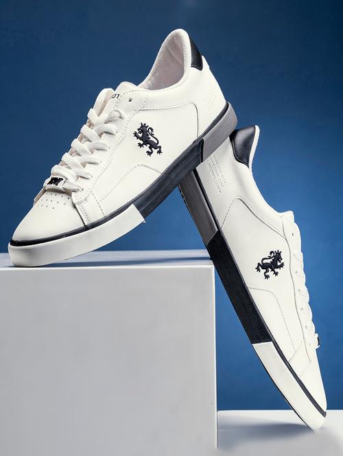men white lace up sneaker - 21922602 - Very Small Image - 1