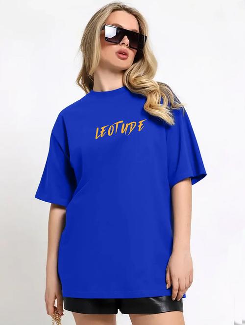 women printed short sleeves oversized t-shirt - 21922726 - Very Small Image - 1
