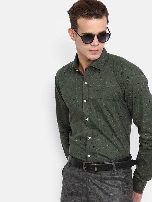 men printed long sleeve formal shirt - 21922810 - Very Small Image - 1