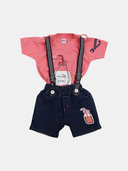kids printed t-shirt and short set - 21922949 - Very Small Image - 1