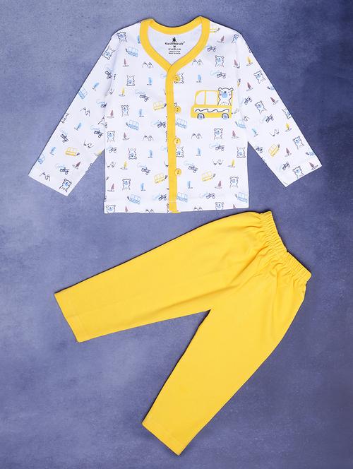 kids printed long sleeves full length set - 21923053 - Very Small Image - 1