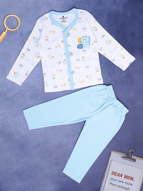 kids printed long sleeves full length set - 21923057 - Very Small Image - 1