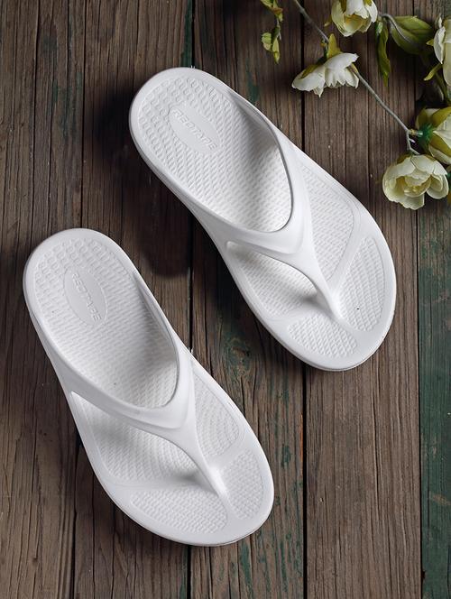 women white solid slipper - 21923206 - Very Small Image - 1