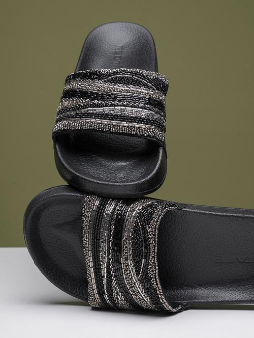 women open toe slip on slider - 21923243 - Very Small Image - 1