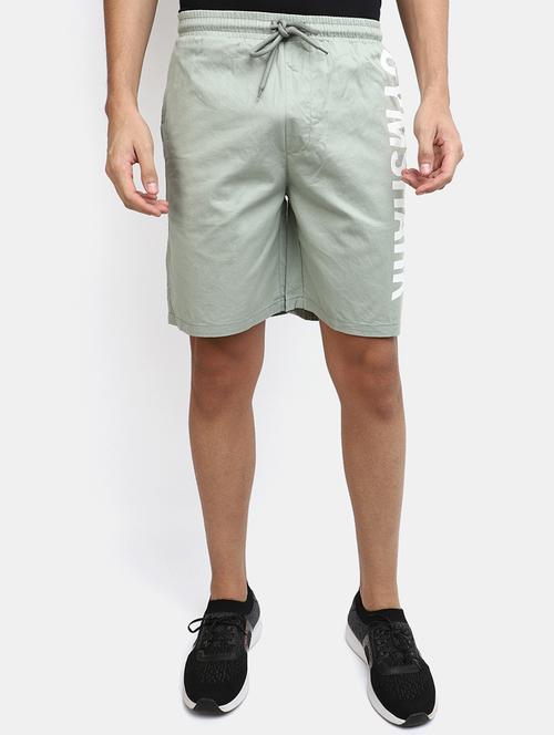 men printed mid rise regular fit shorts - 21923376 - Very Small Image - 1