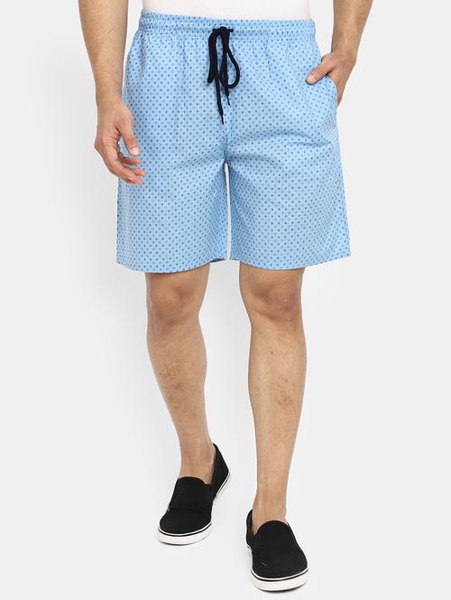 men printed mid rise regular fit shorts - 21923408 - Very Small Image - 1