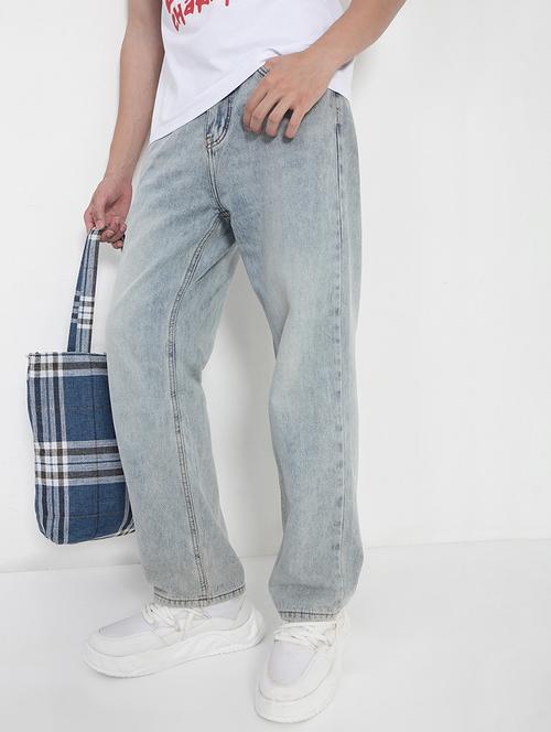 men solid mid rise straight fit jean - 21923953 - Very Small Image - 1