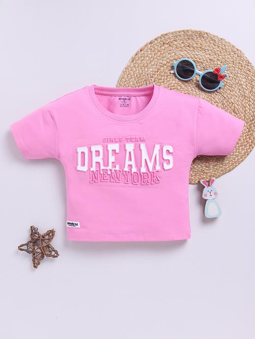girls printed short sleeves top - 21925030 - Very Small Image - 1