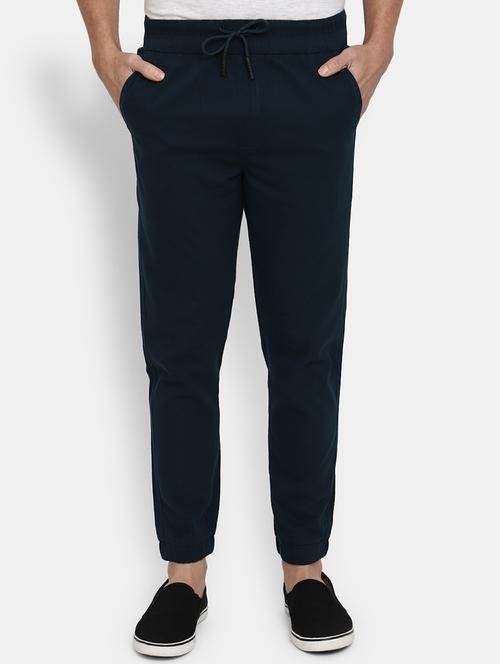 men solid mid rise regular fit jogger - 21925084 - Very Small Image - 1