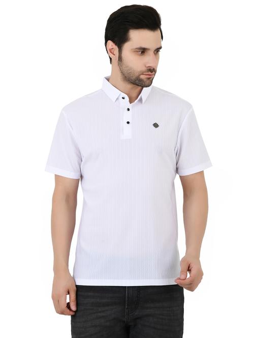 men solid short sleeves polo t-shirt - 21927999 - Very Small Image - 1