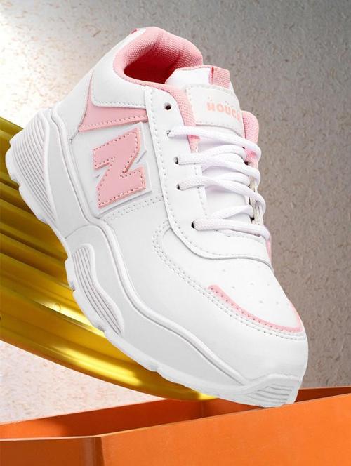 kids white solid lace up sneaker - 21931118 - Very Small Image - 1