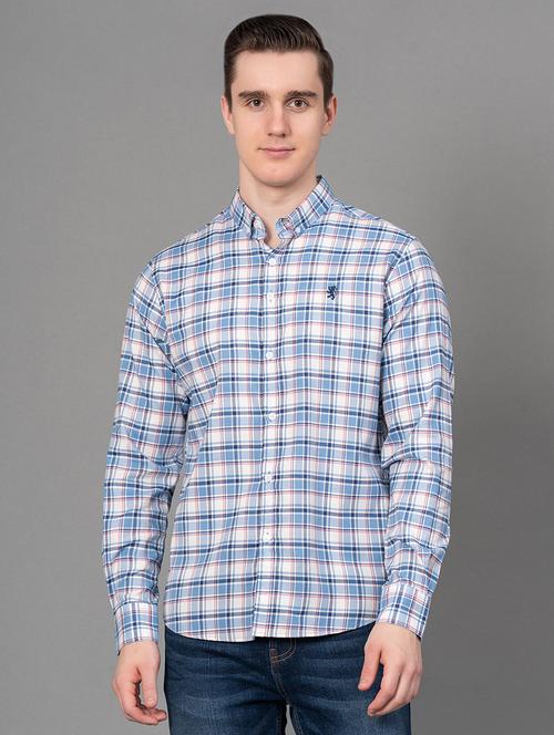men checkered long sleeve regular fit casual shirt - 21934330 - Very Small Image - 1
