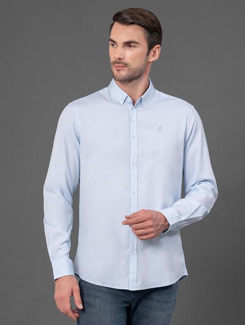 men solid long sleeve regular fit casual shirt - 21934357 - Very Small Image - 1
