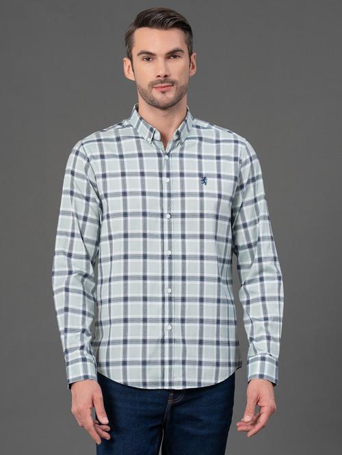 men checkered long sleeve regular fit casual shirt - 21934382 - Very Small Image - 1
