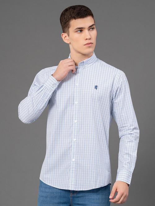 men checkered long sleeve regular fit casual shirt - 21934421 - Very Small Image - 1