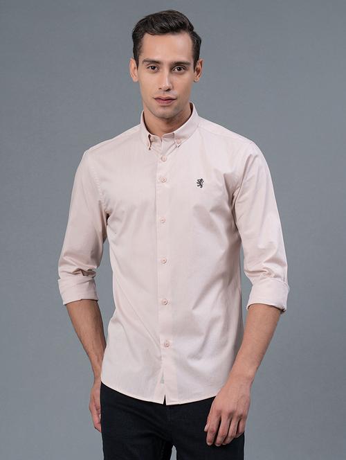 men solid long sleeve regular fit casual shirt - 21934619 - Very Small Image - 1