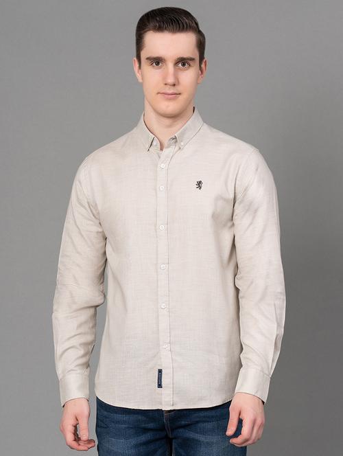 men solid long sleeve regular fit casual shirt - 21934624 - Very Small Image - 1