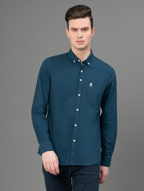 men solid long sleeve regular fit casual shirt - 21934636 - Very Small Image - 1