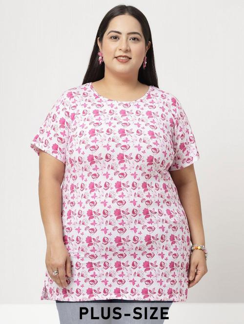 women plus size printed short sleeve t-shirt - 21940810 - Very Small Image - 1