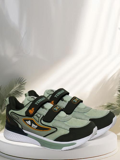 unisex color block velcro sport shoes - 21941613 - Very Small Image - 1