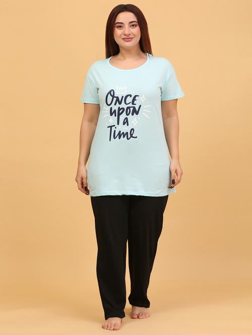 women short sleeve pyjama set nightwear set - 21942149 - Very Small Image - 1