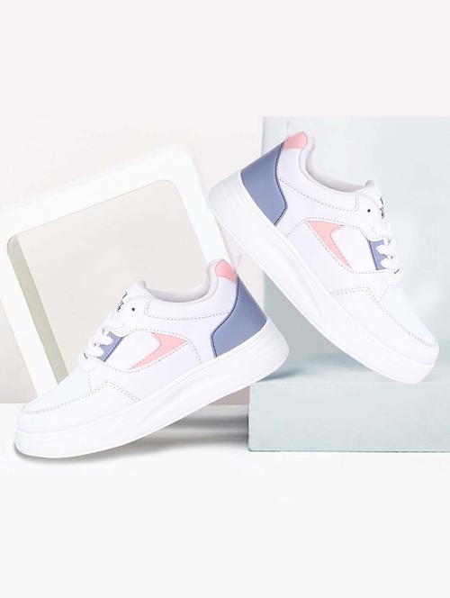 women color block lace-up sneaker - 21950072 - Very Small Image - 1