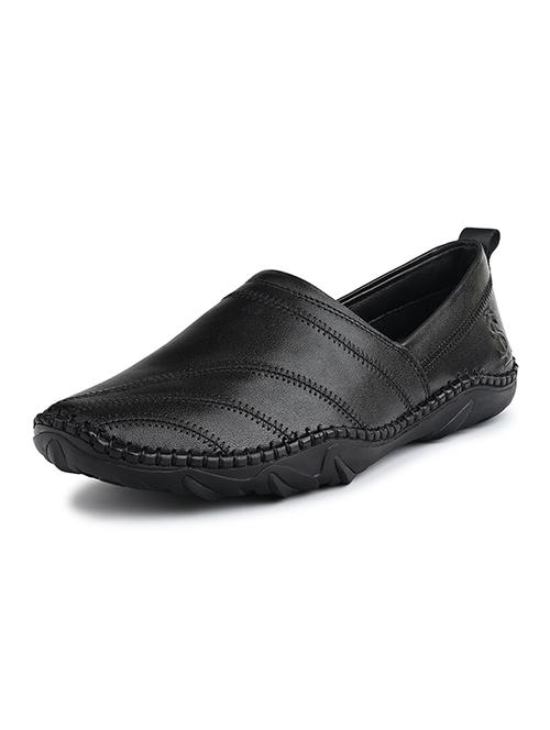 men black slip on mojari - 21956969 - Very Small Image - 1