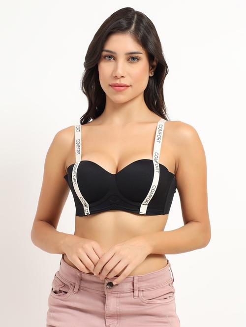 women solid heavily padded push up bra - 21960256 - Very Small Image - 1