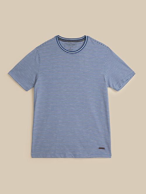 men striped short sleeve regular fit t-shirt - 21966451 - Very Small Image - 1