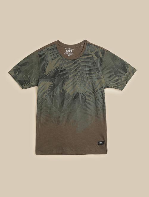 men printed short sleeve regular fit t-shirt - 21966459 - Very Small Image - 1