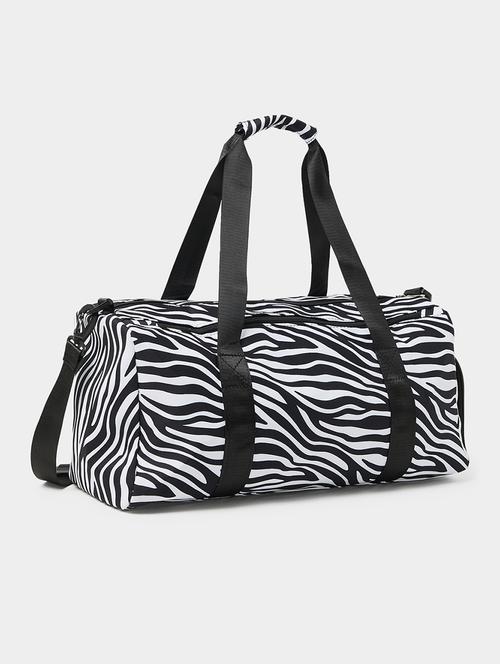 zebra print fashion gym duffle bag - 21971400 - Very Small Image - 1